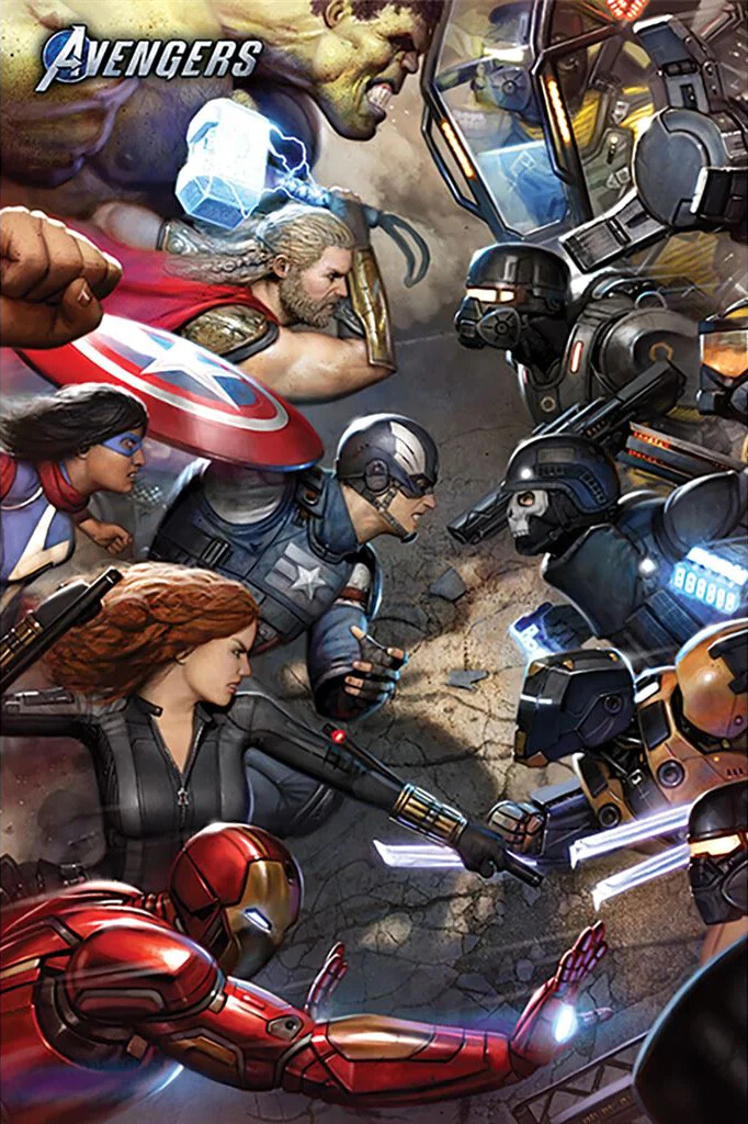 Marvel Avengers Gamerverse Face Off 61×91,5cm PP34709