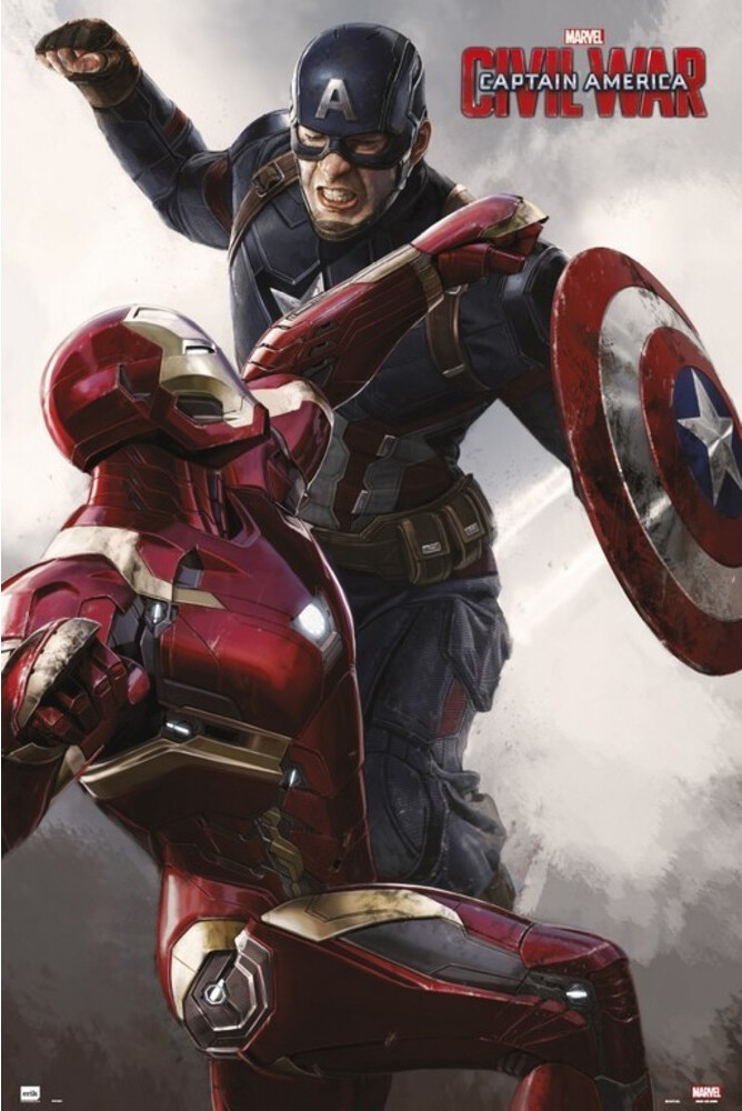 Marvel Captain America vs Iron Man 61×91,5cm GPE4985