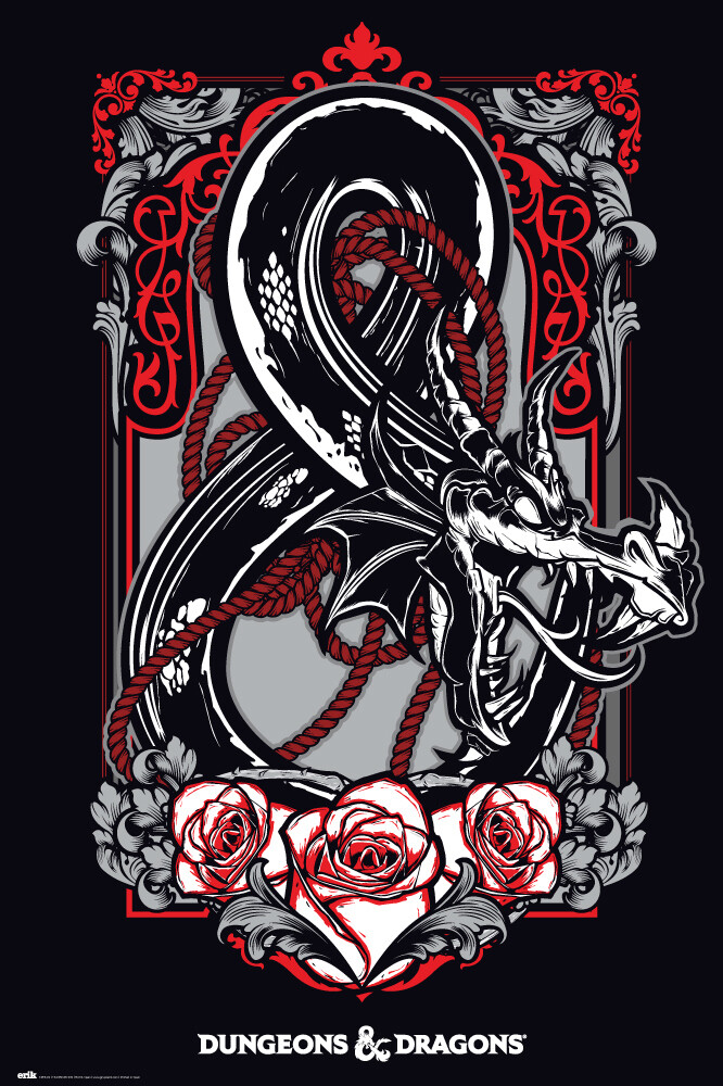 Dungeons &amp; Dragons 61×91,5cm GPE5412