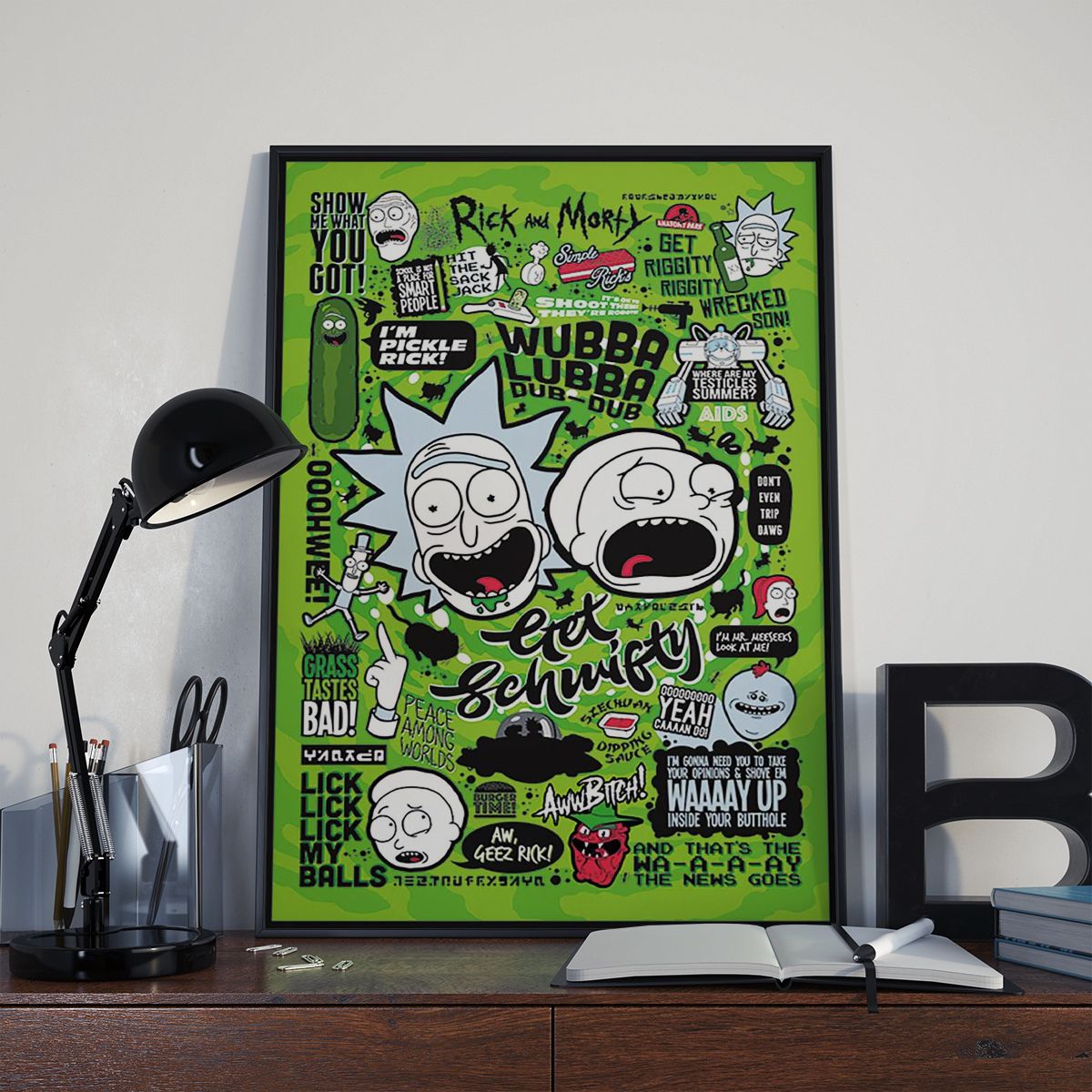 Rick and Morty Quotes 61×91,5cm PP34261