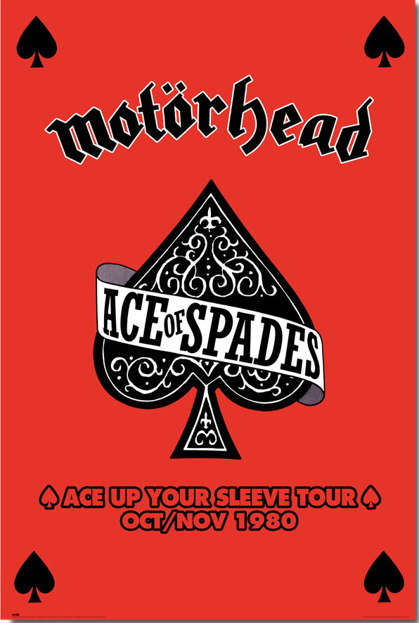 Motörhead Ace Up Your Sleeve Tour 61×91,5cm GPE5710