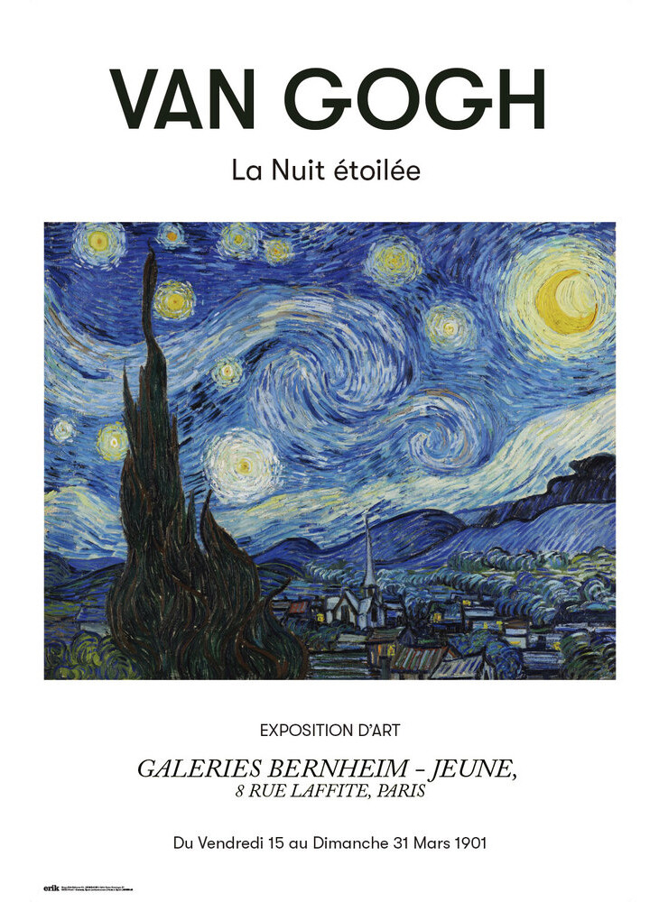 Vincent van Gogh La Nuit Étoilée 61×91,5cm GPE5545