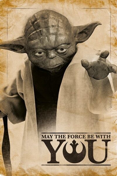 Star Wars Yoda May the Force Be with You 61×91,5cm PP33690