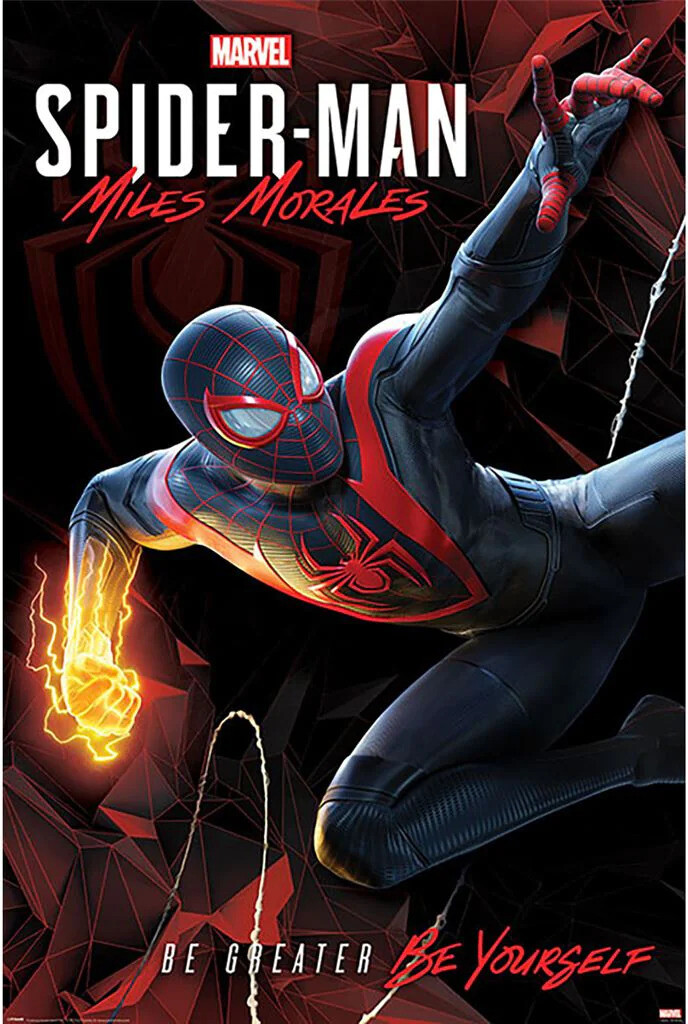 Spider-Man Miles Morales Cybernetic Swing 61×91,5cm PP34734