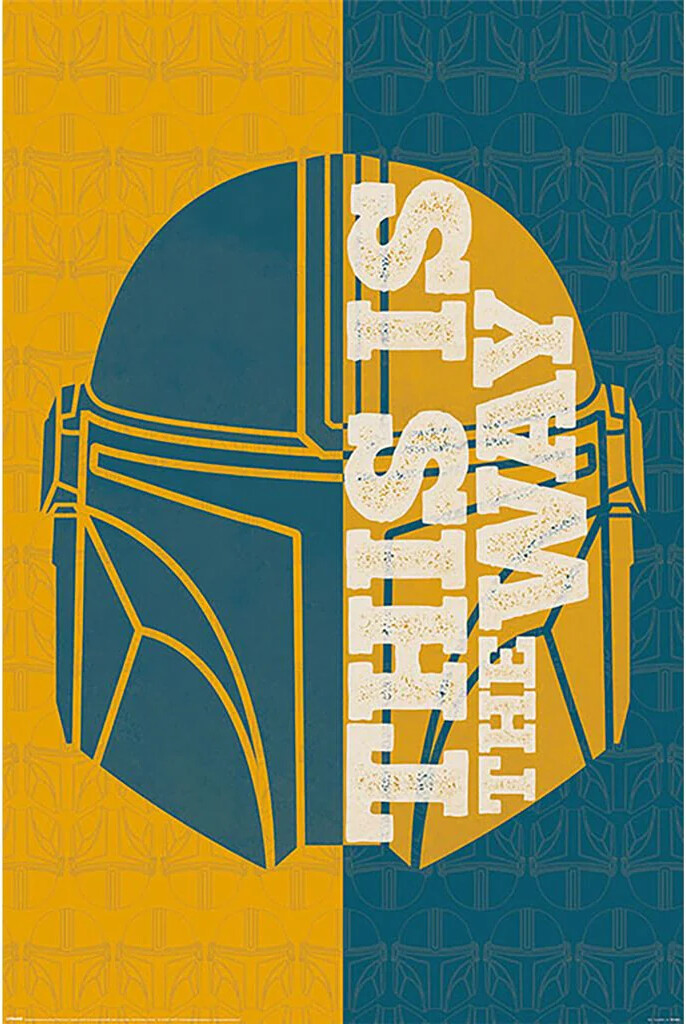 Star Wars The Mandalorian Half/Half 61×91,5cm PP34961