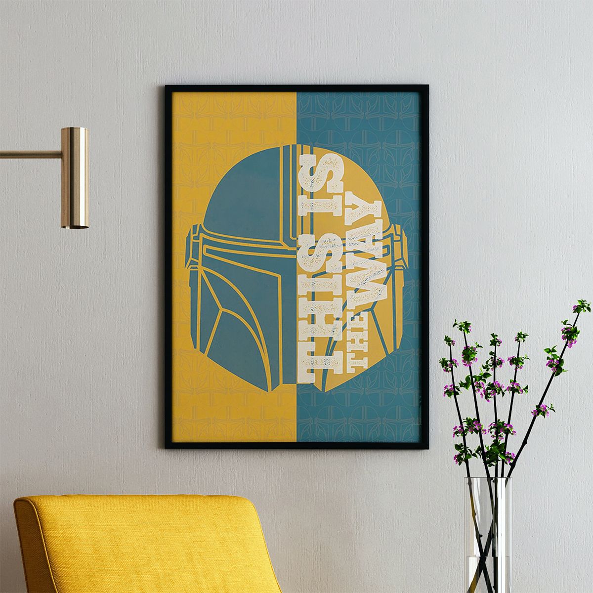 Star Wars The Mandalorian Half/Half 61×91,5cm PP34961