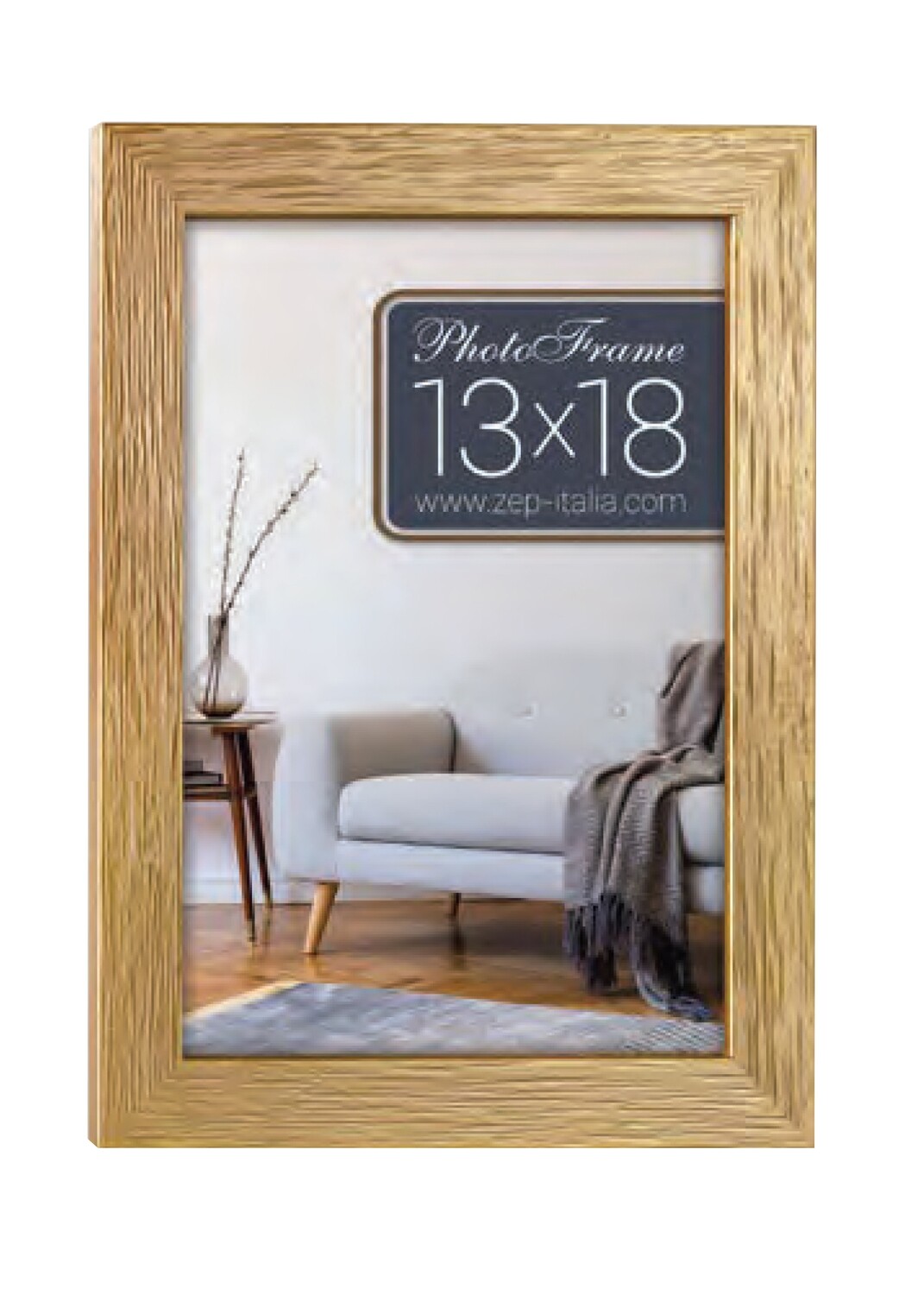 Ξύλινη Κορνίζα Χρυσή 13x18 V657G