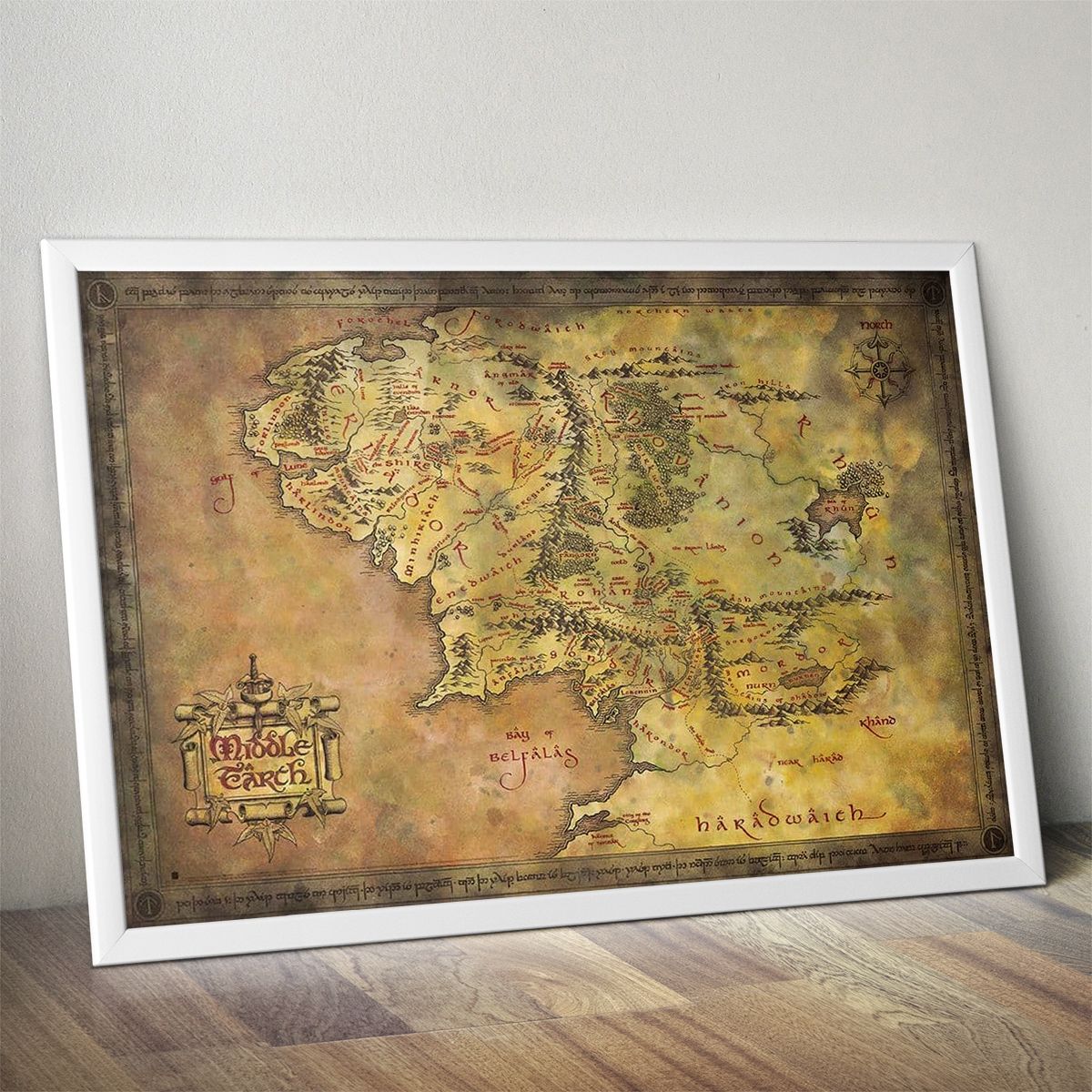 The Lord of the Rings Middle Earth Map 61×91,5cm PP34912