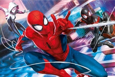 Marvel Spider-Man Peter, Miles & Gwen 61×91,5cm GPE5643 Marvel Spider-Man Peter, Miles & Gwen 61×91,5cm GPE5643