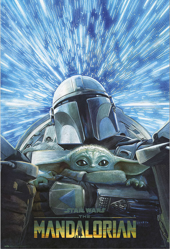 Star Wars The Mandalorian Hyperspace 61×91,5cm GPE5767