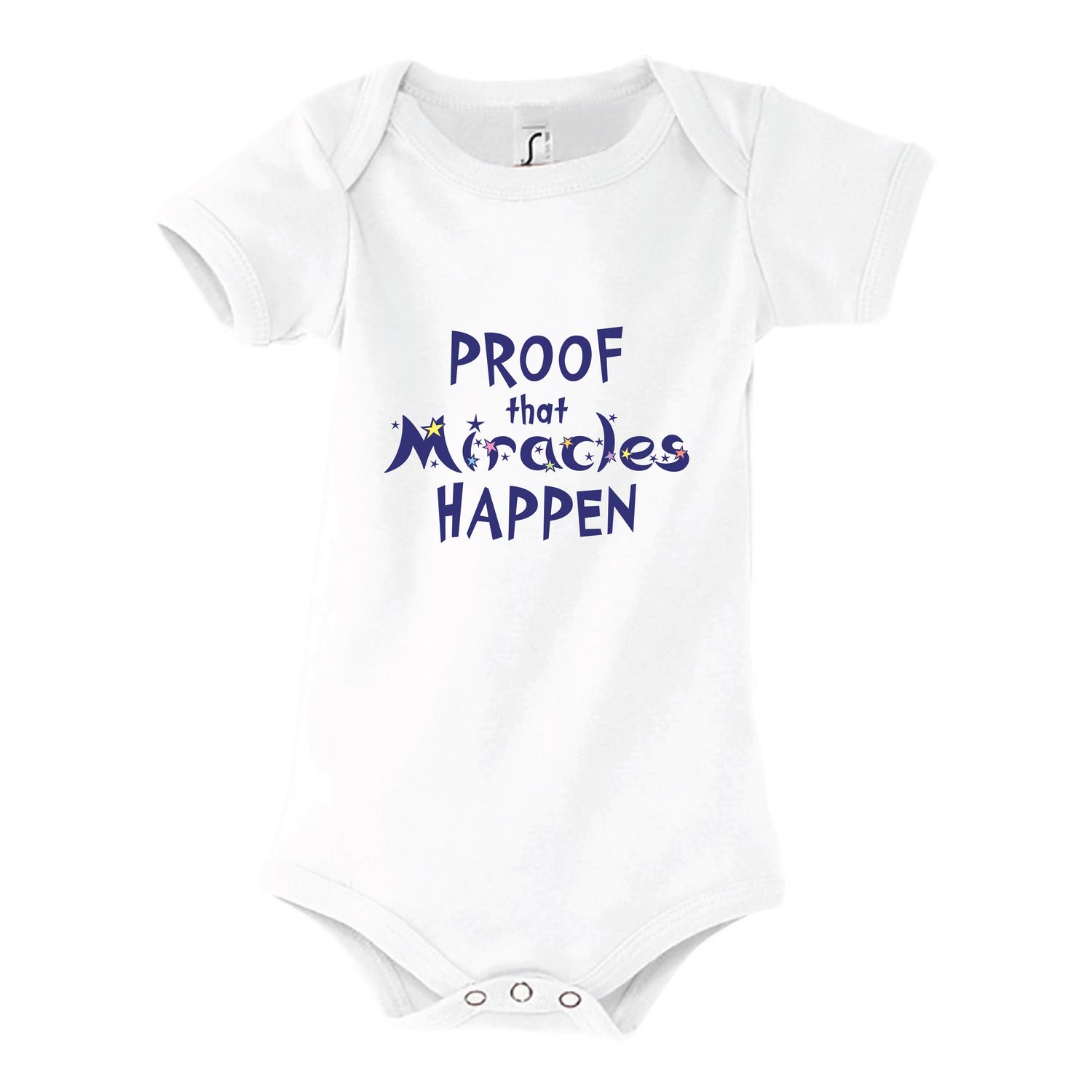 Κορμάκι "Proof Miracles Happen" (επιλογή μεγέθους/χρώματος)