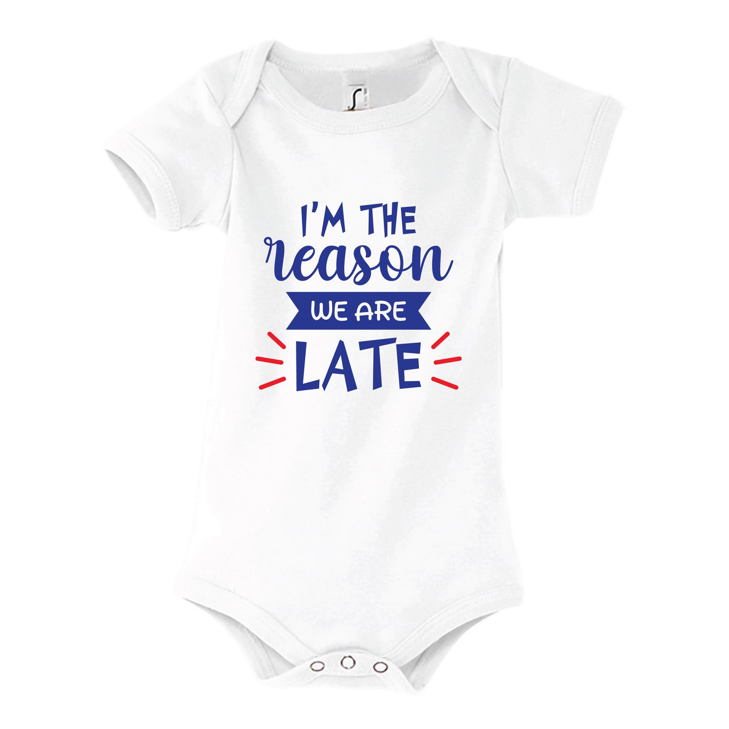 Κορμάκι "We are Late" (επιλογή μεγέθους)