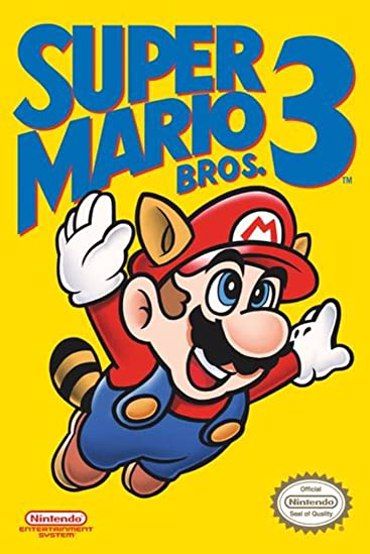 Super Mario Bros. 3 NES Cover 61×91,5cm PP33381