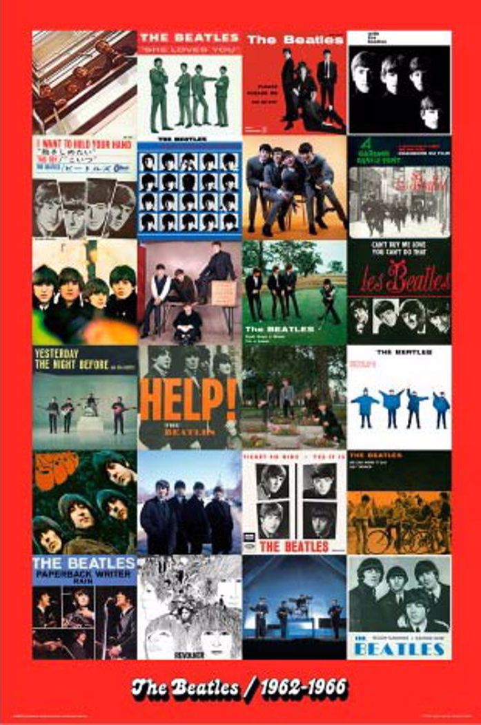 The Beatles Era 1962-1966 Red 61×91,5cm GPE5853