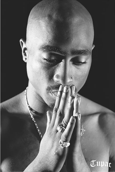 Tupac Pray 61×91,5cm PP34854