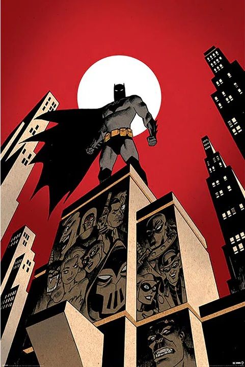 The Batman Villain Skyline 61×91,5cm PP34702