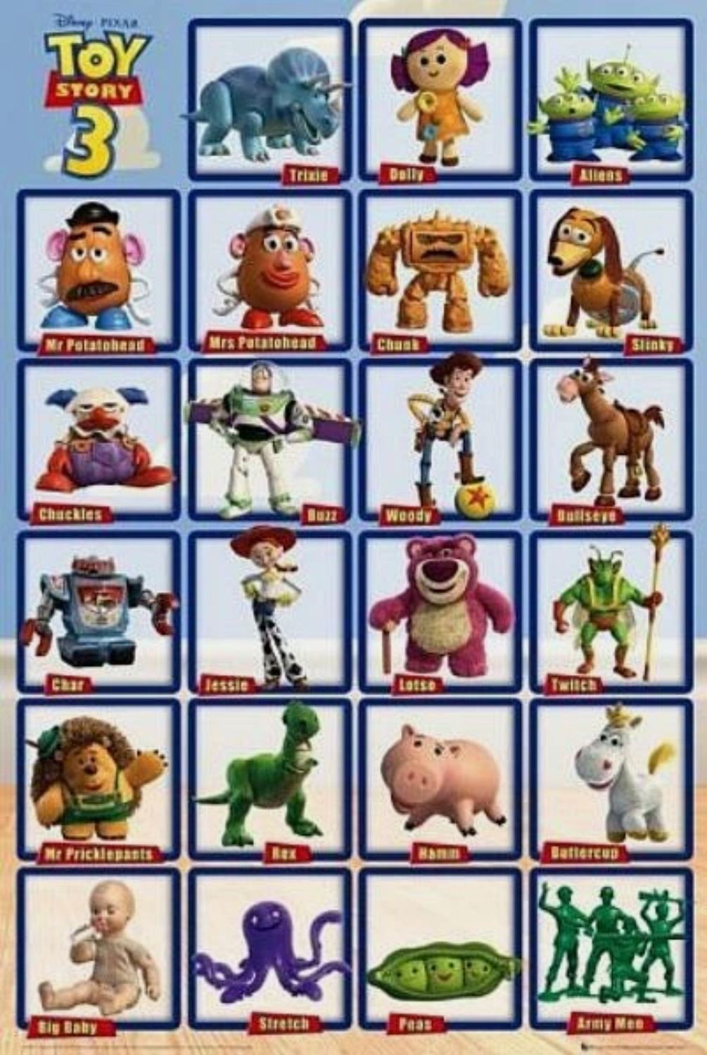 Toy Story 3 Characters FP2454