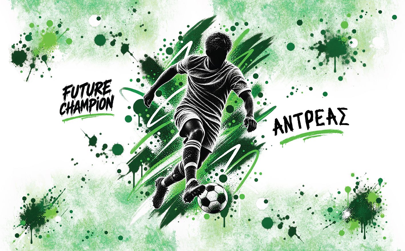 Παιδικό Παγούρι "Future Champion" + Όνομα (με καλαμάκι)