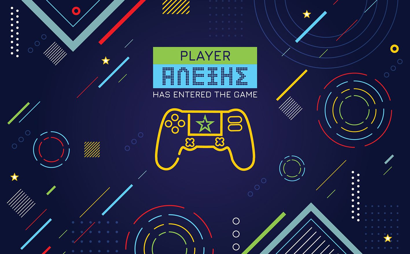Παιδικό Παγούρι "Gaming" + Όνομα (με καλαμάκι)