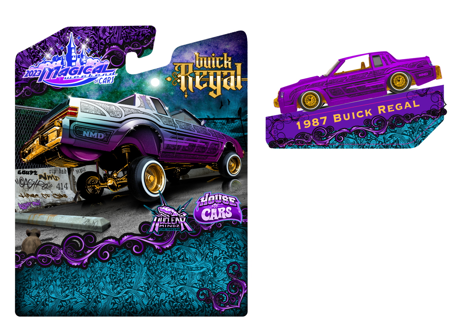 2023 Magical Weekend of Cars Maisto Exclusive Lowrider Buick Regal