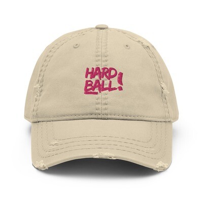 Distressed Hardball Cap