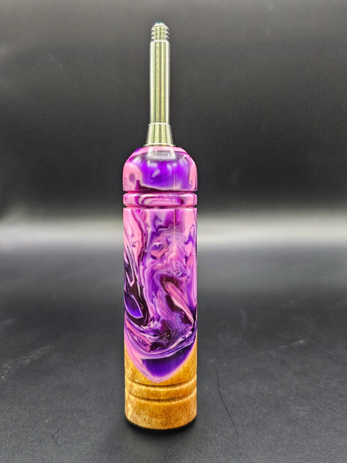 Maple Burl and purple resin