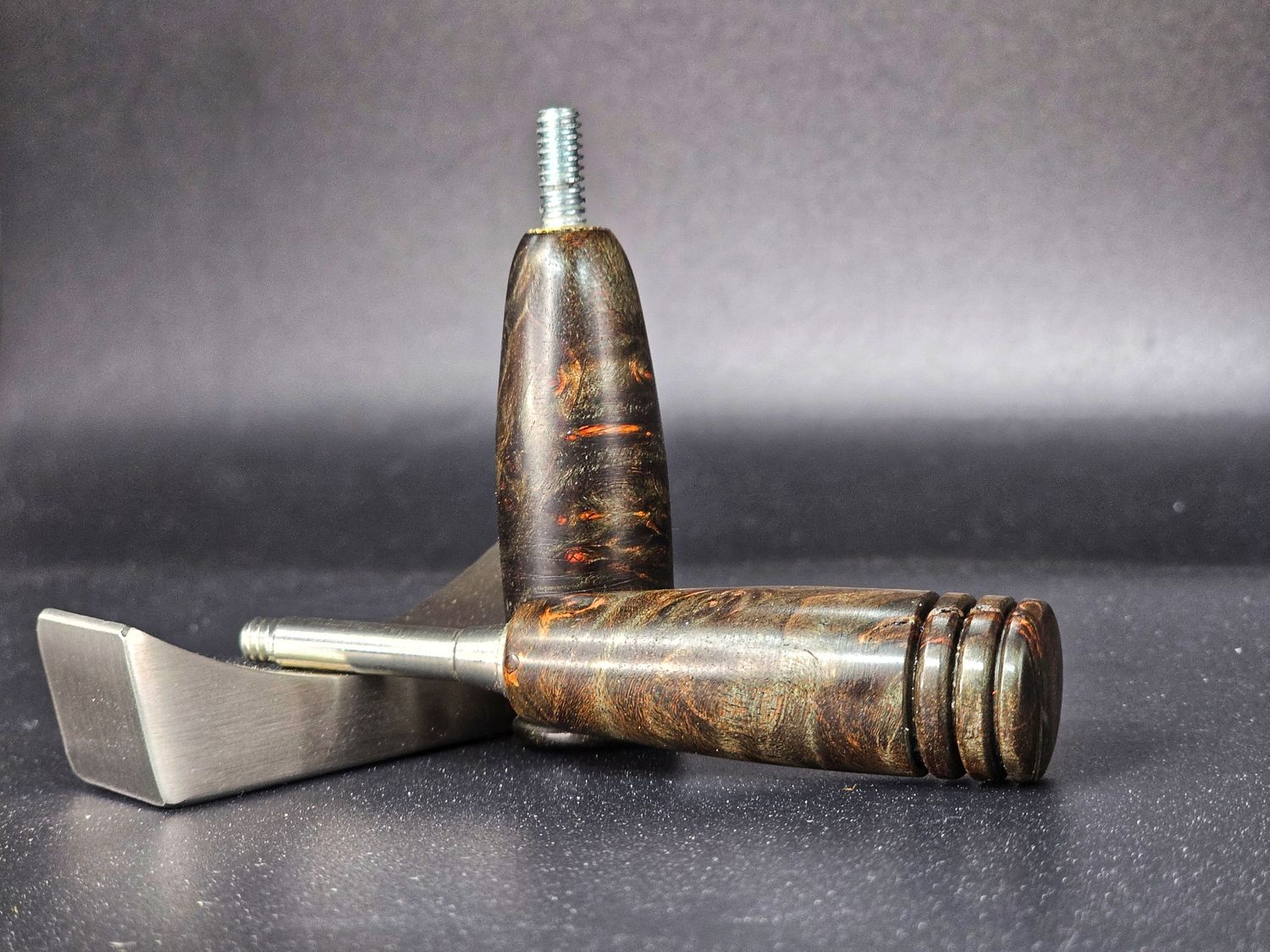 Maple Burl handle set