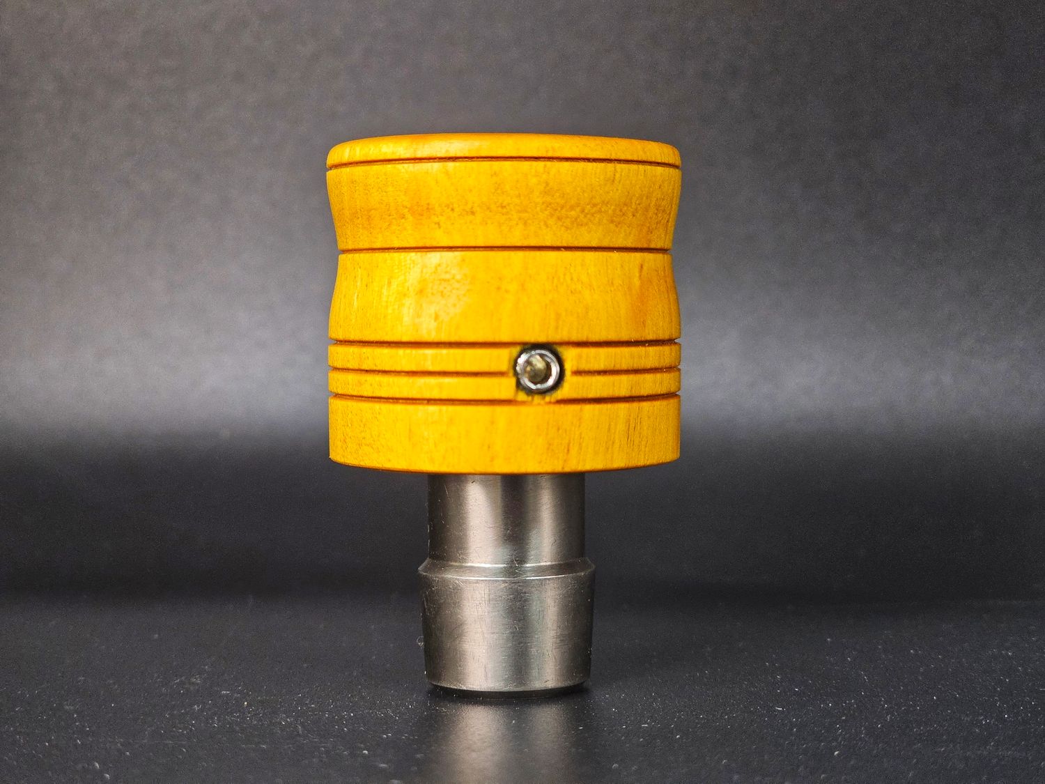 Yellow heart bowl ring