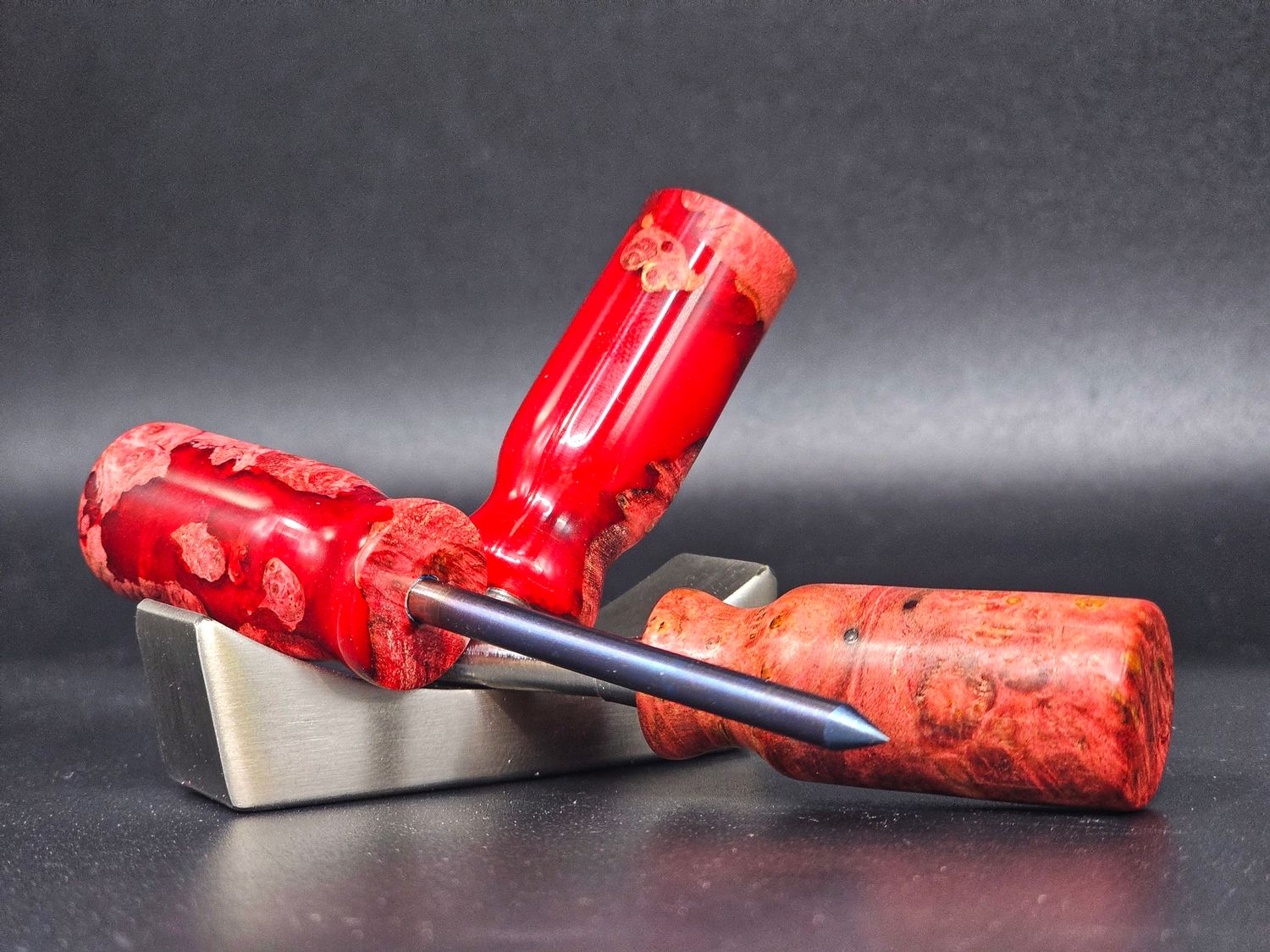 Red hybrid Burl set