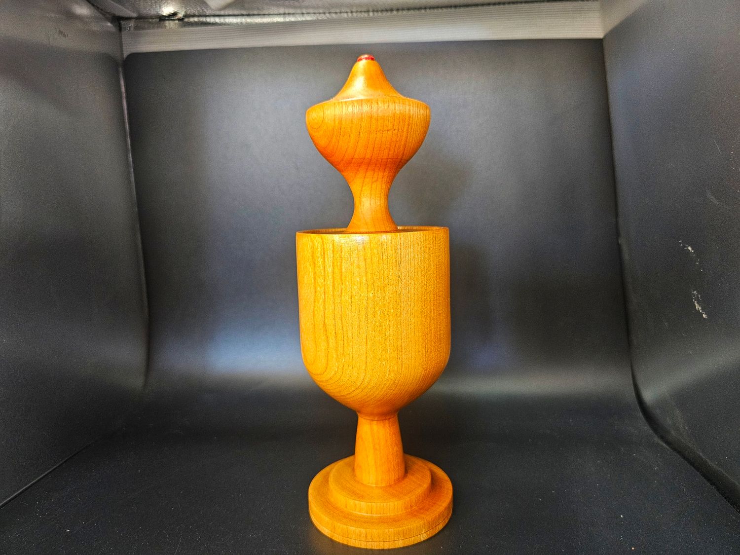 Cherry chalice W/ ruby opal