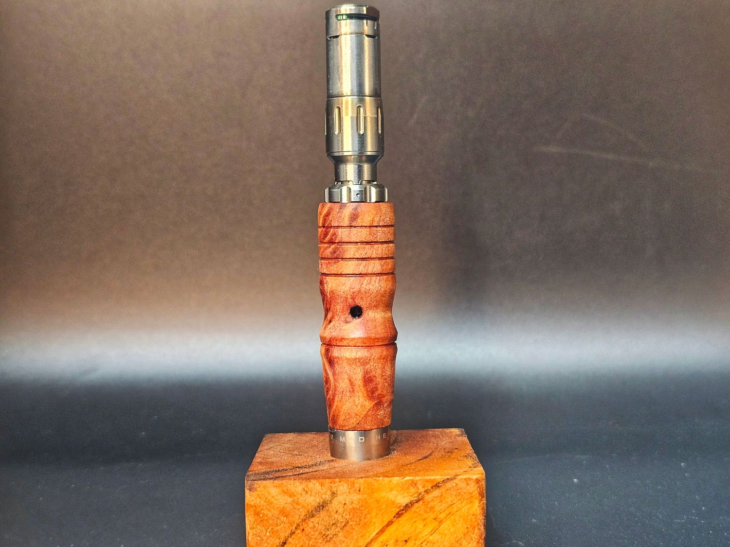 Figured redwood sleeve