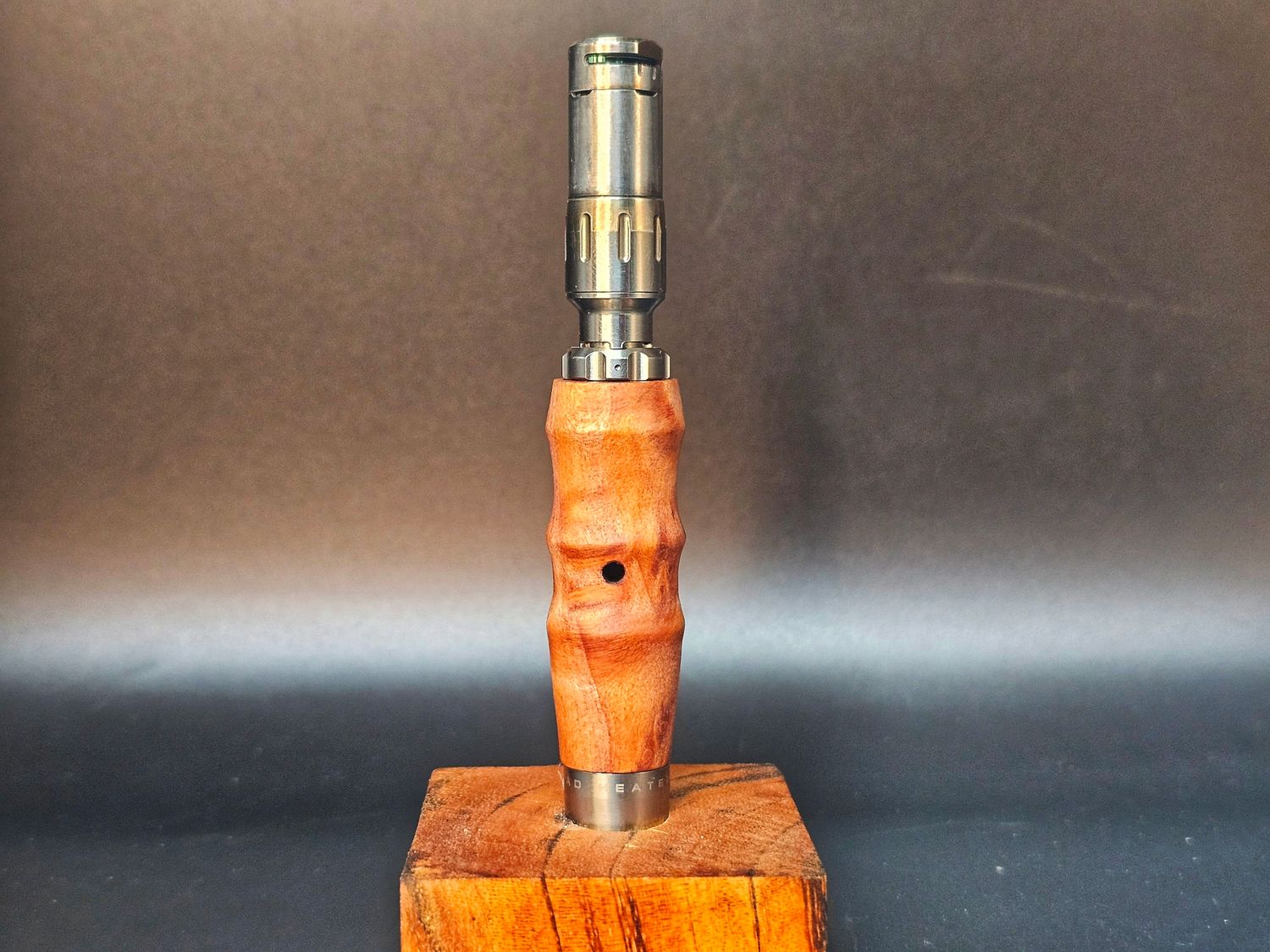 Figured redwood sleeve