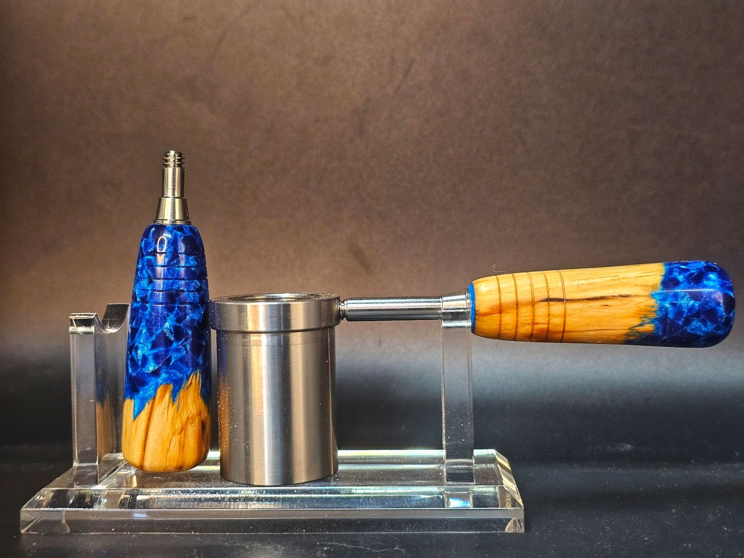 Spalted hackberry set