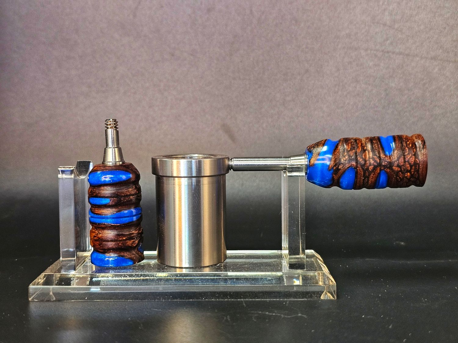 Banksia pod/blue resin set