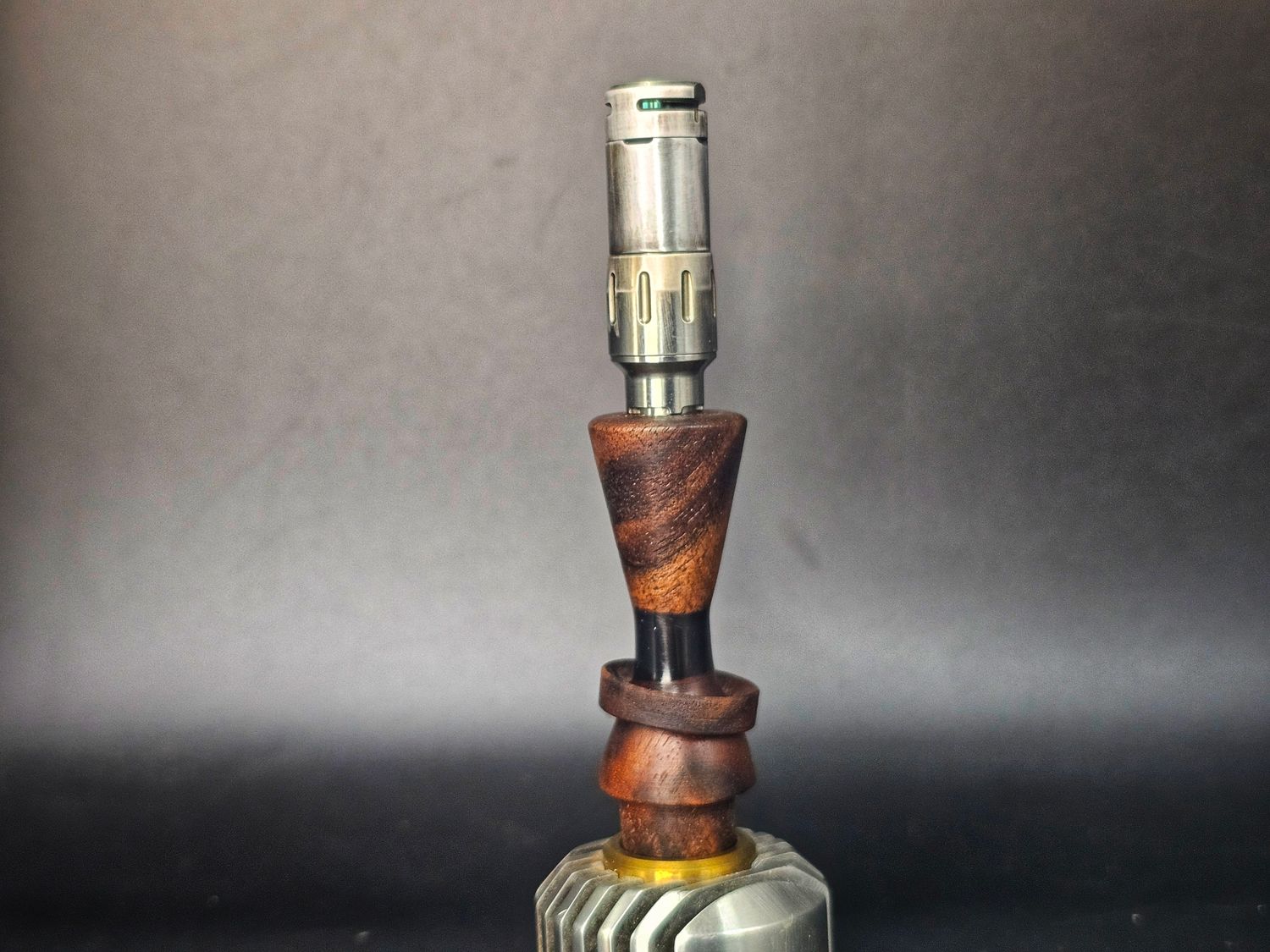 Walnut Burl wpa W/ captive ring