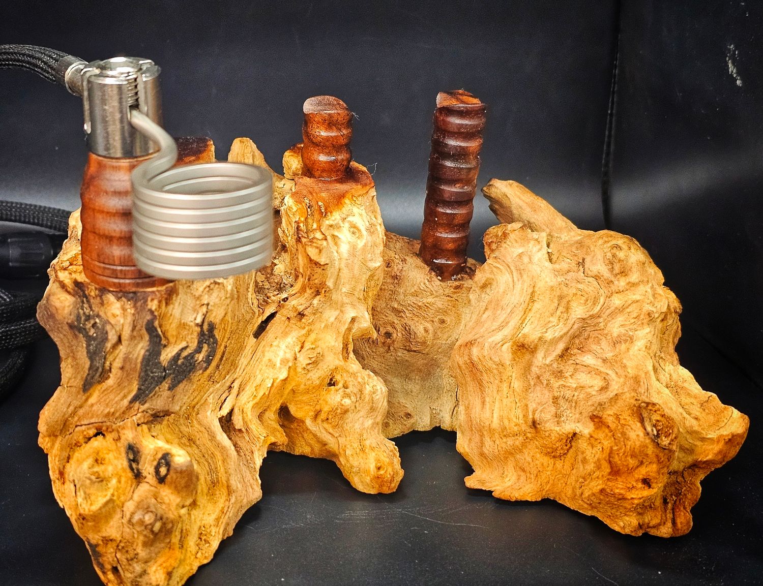 Walnut wireless stand