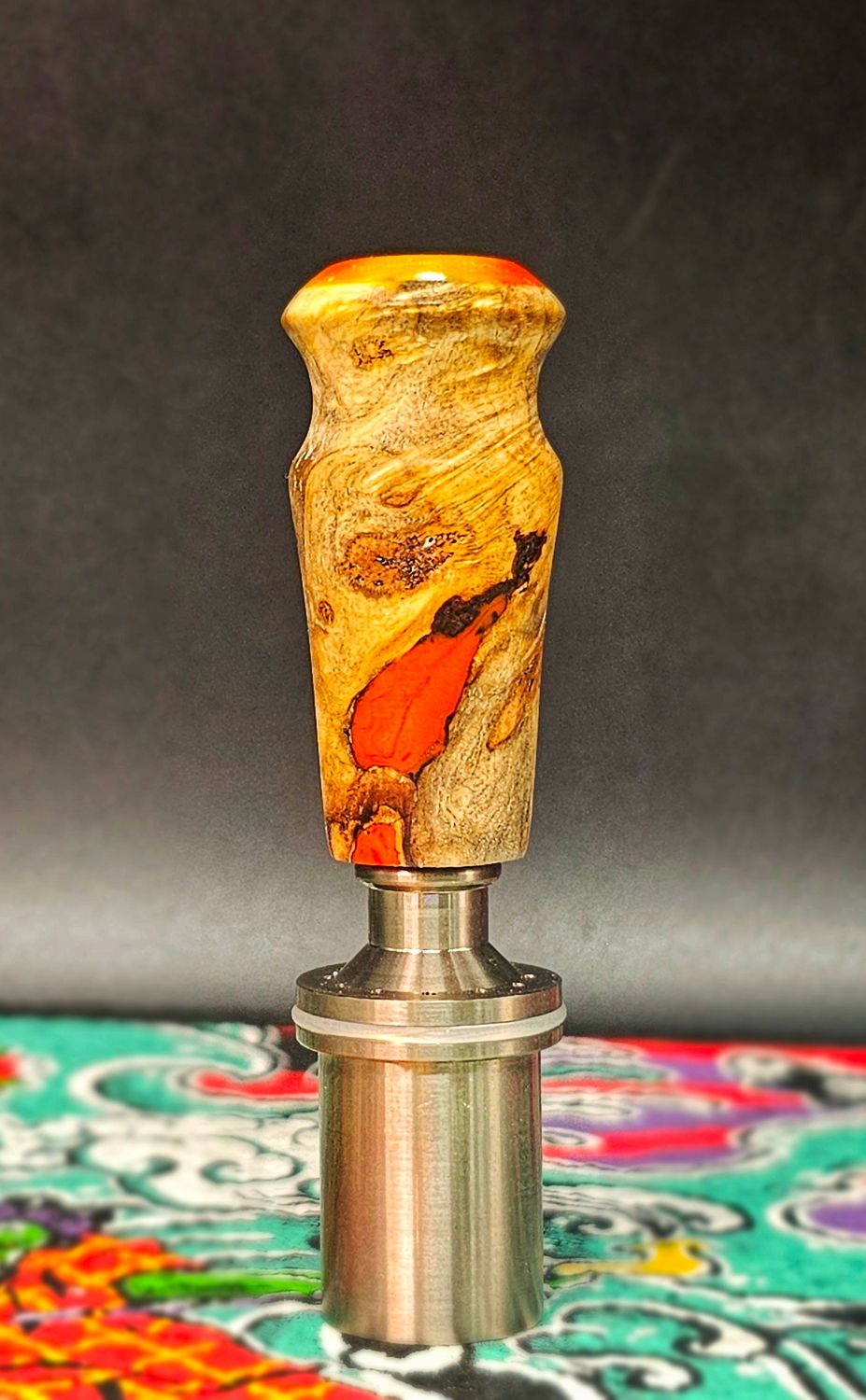 Buckeye burl w/ resin