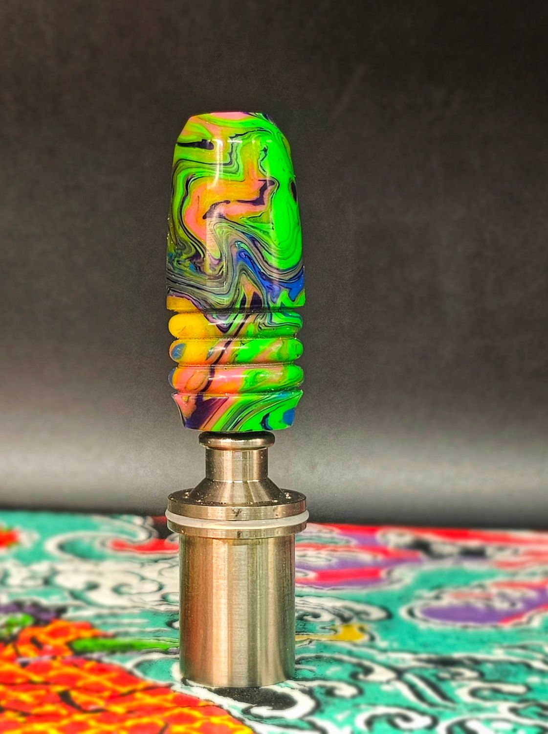 Resin crown handle