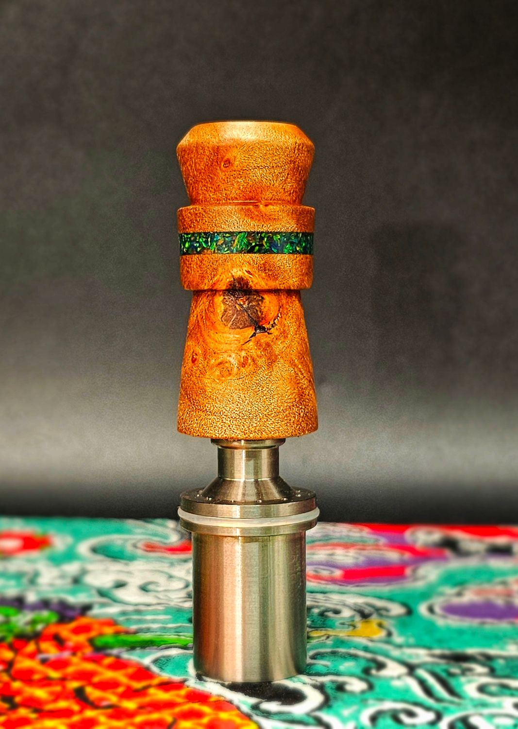 Maple Burl w/ opal inlay