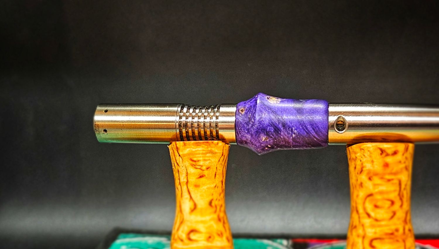 Blue box elder burl