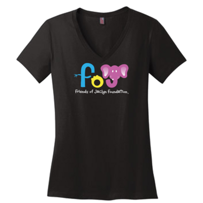 Friends of Jaclyn Ladies V-Neck T-Shirt