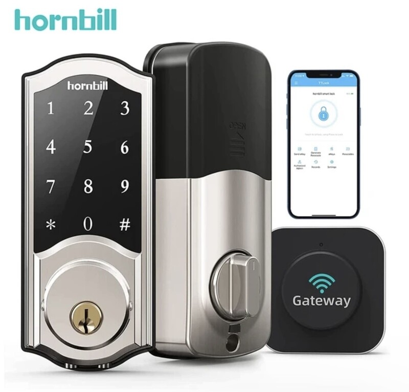 Electronic Smart Door Lock With Gateway Remote