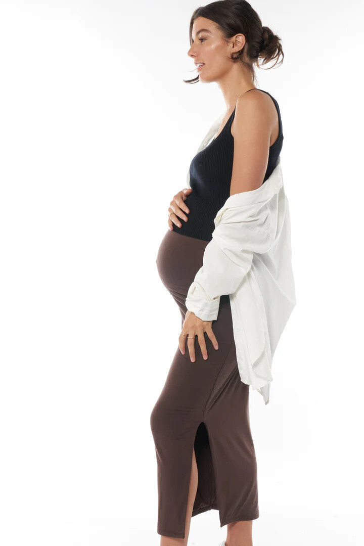 Stretch It Out Maternity Skirt