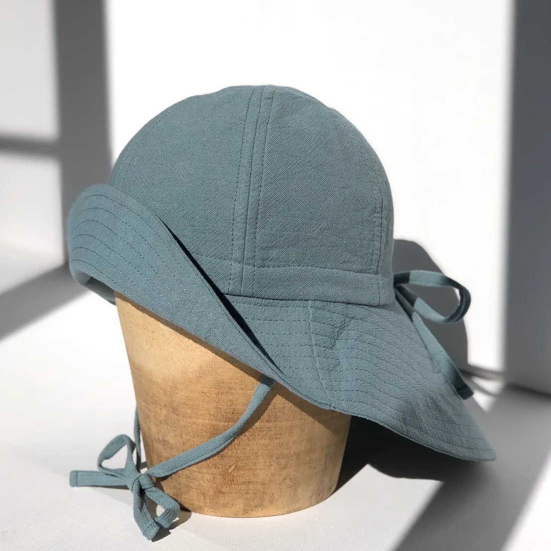 Floppy Hat - White, Pink, Blue, Mocha &amp; Eventide, Size: S (6-12M), Color: Blue