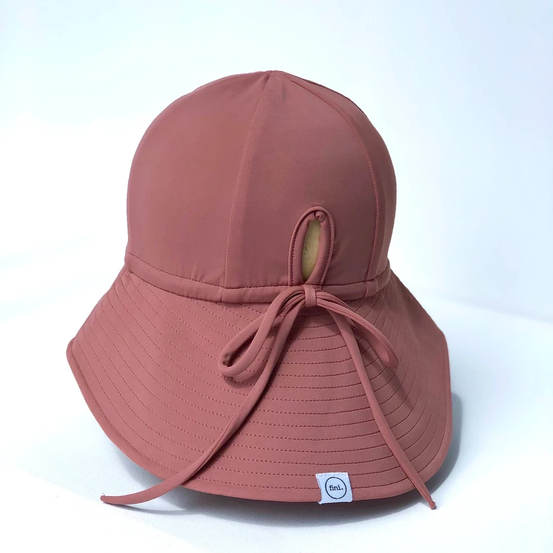 Floppy Hat Swim - Ivy, Cocoa, Pale Pink, Marsala &amp; Mauve, Size: S (6-12M), Color: Marsala