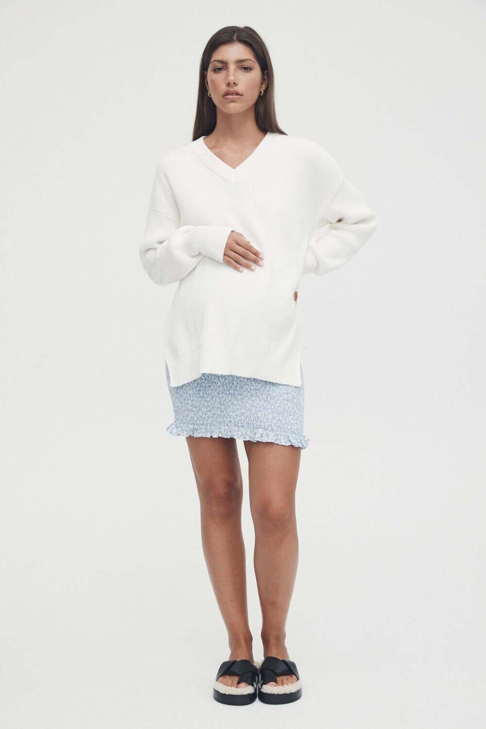 V Neck Knit Jumper