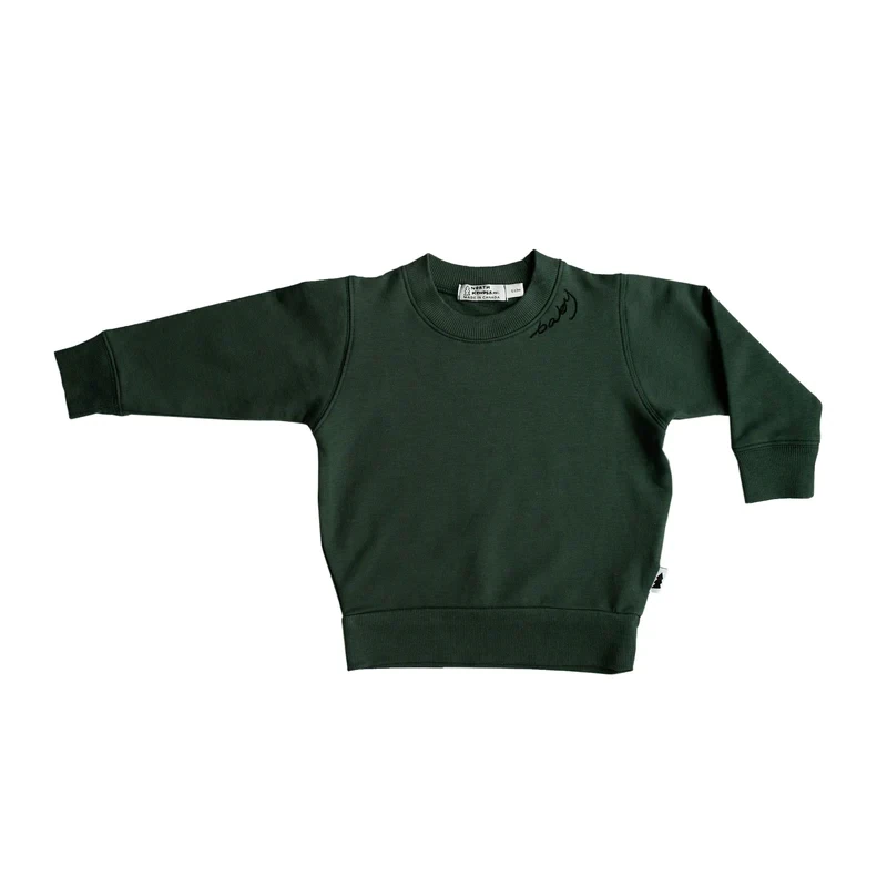 Baby Crew, Color: Pine, Size: 6-12M