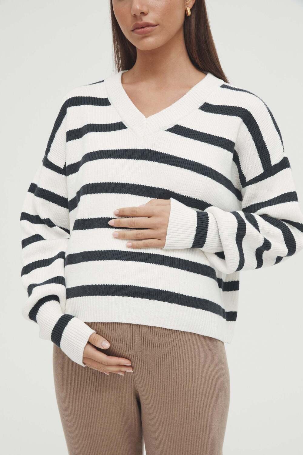 V Neck Crop Jumper