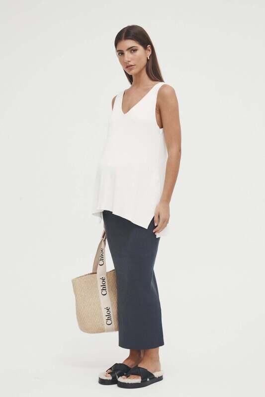 Nevaro Knit Maxi Skirt