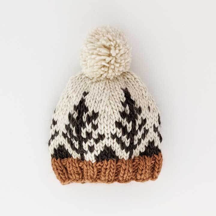 Forest Knit Beanie, Color: Natural, Size: XS (NB)